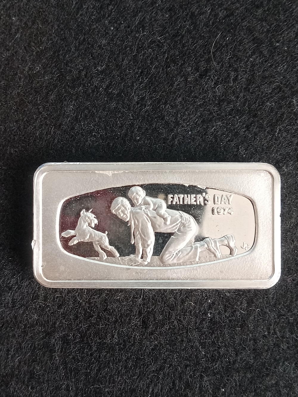 Father's Day 1974 Silver Bar - 2.3oz RARE